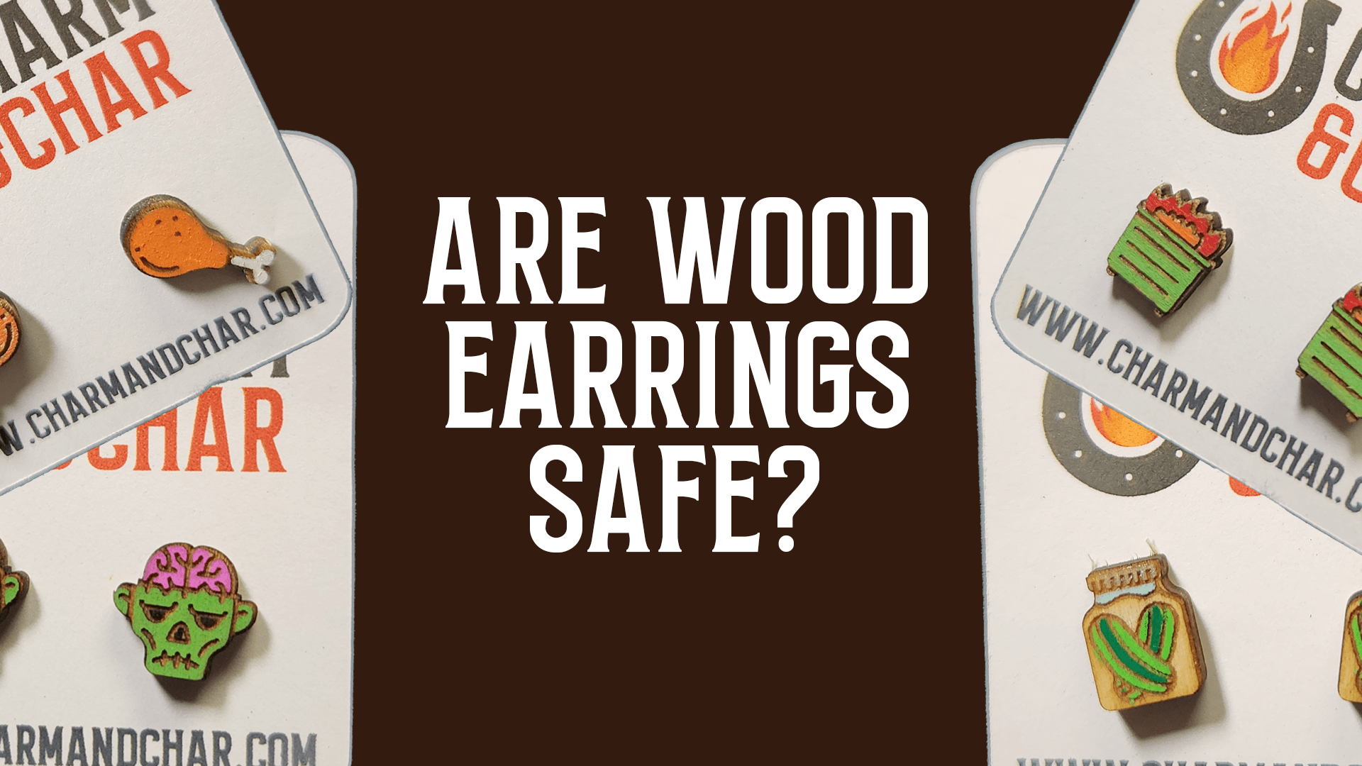 Exploring Safety and Style: Are Wood Earrings Safe? - Charm and Char