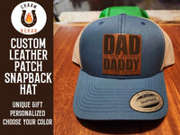Thumbnail for Dad in the Streets Daddy in the Sheets Leather Patch Trucker Hats - Classic Colors - Trucker Hat - Charm and Char