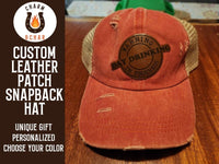 Thumbnail for Day Drinking in Progress Leather Patch Trucker Hats - Classic Colors - Trucker Hat - Charm and Char