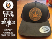 Thumbnail for Don't Panic It's Organic Marijuana Leather Patch Trucker Hats - Classic Colors - Trucker Hat - Charm and Char