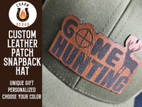 Thumbnail for Gone Hunting Leather Patch Trucker Hats - Classic Colors - Trucker Hat - Charm and Char