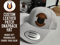 Thumbnail for It's not just a Beard It's a Flavor Saver Leather Patch Trucker Hat for Beard Enthusiasts - Trucker Hat - Charm and Char