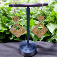 Thumbnail for Pumpkin Spice Acrylic Dangle Earrings - Hand Designed Fall Fashion - Dangle Earring - Charm and Char