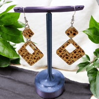 Thumbnail for Sunflower Acrylic Dangle Earrings - Hand Designed Floral Delight - Dangle Earring - Charm and Char