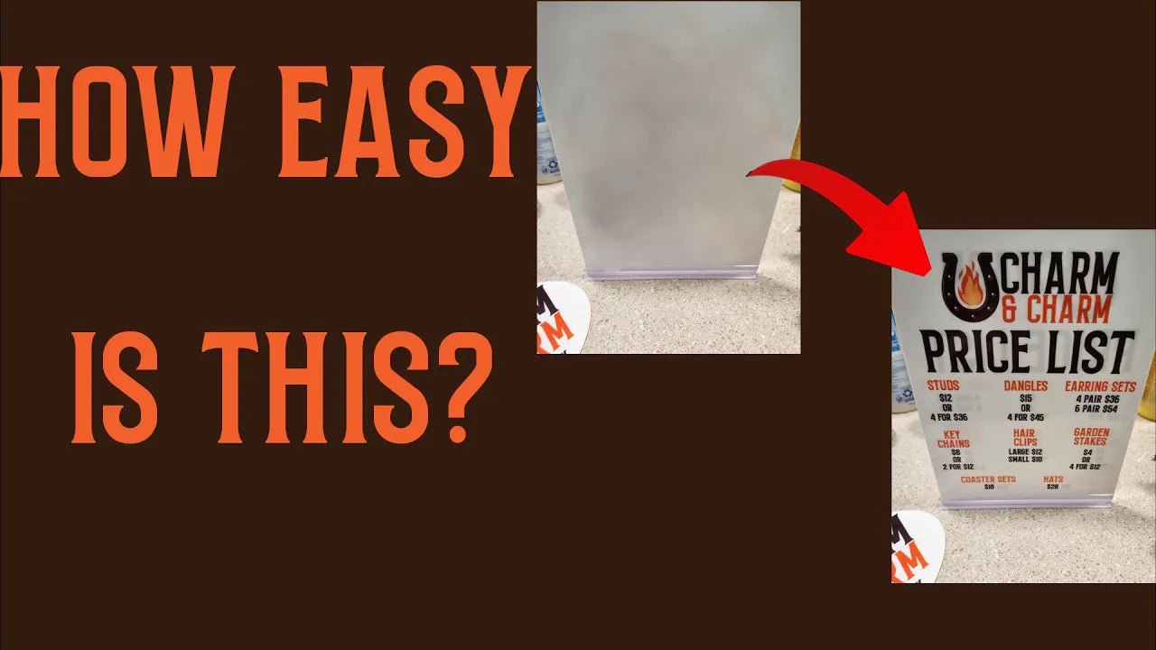 Sublimate on White Acrylic: Vibrant Designs Made Easy - Charm and Char