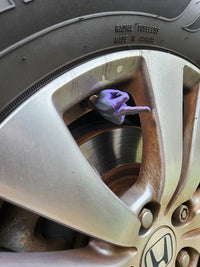 Thumbnail for 3D Printed Middle Finger Tire Caps - Funny Valve Stem for Cars - 3D Print - Charm and Char