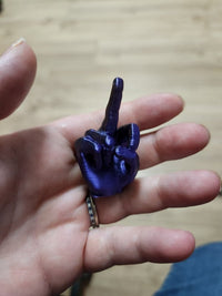 Thumbnail for 3D Printed Middle Finger Tire Caps - Funny Valve Stem for Cars - 3D Print - Charm and Char