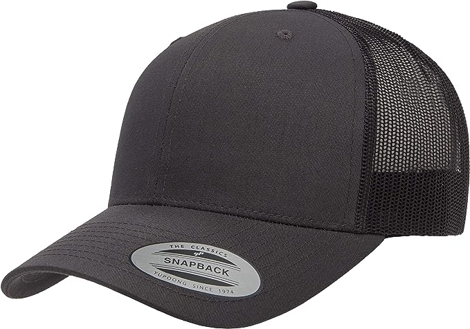 Trophy Husband Leather Patch Trucker Hat