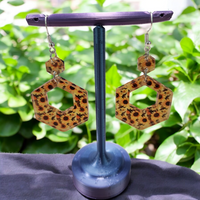 Thumbnail for Sunflower Acrylic Dangle Earrings - Hand Designed Floral Delight