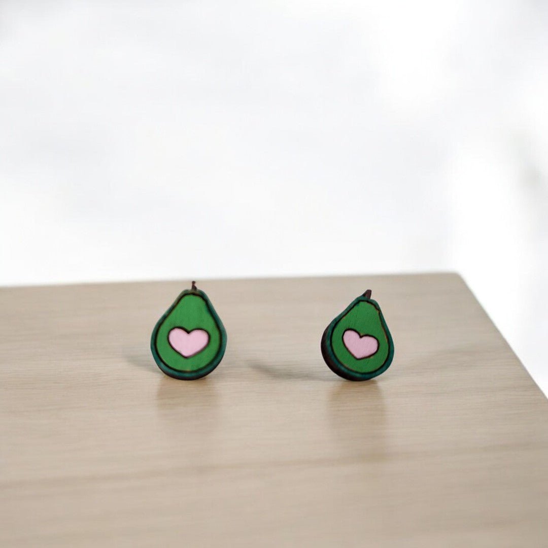 Avocado Love Stud Earrings - Stud Earring - Charm and Char