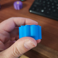 Thumbnail for Bloom Clicker Fidget Flower – STL & 3MF Files (Single & Multi - Color) - 3D Model - Charm and Char