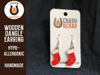 Thumbnail for Christmas Stocking Dangle Earring - Christmas Fashion Earring