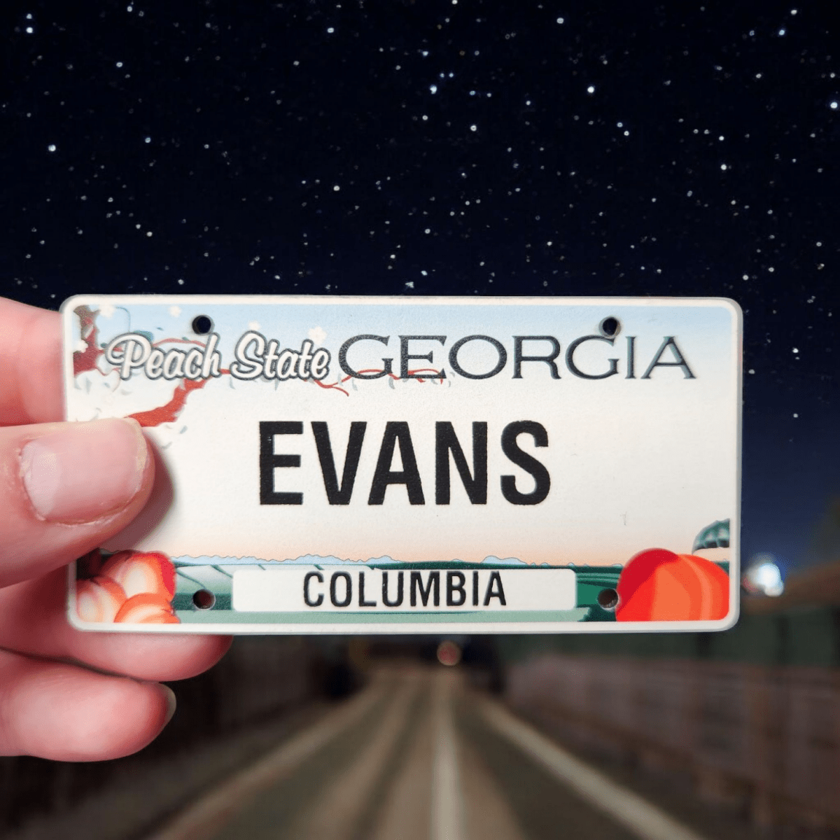 Evans GA License Plate Hat – Classic Hometown Style - Trucker Hat - Charm and Char