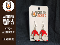 Thumbnail for Christmas Gnome Dangle Earring - Christmas Fashion Earring