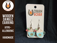 Thumbnail for Christmas Hot Cocoa Dangle Earring - Christmas Fashion Earring