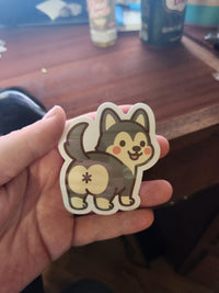 Thumbnail for Husky Booty Sticker - Sticker - Charm and Char