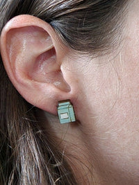 Thumbnail for Milk Wood Stud Earrings - Food Fashion Earring - Stud Earring - Charm and Char