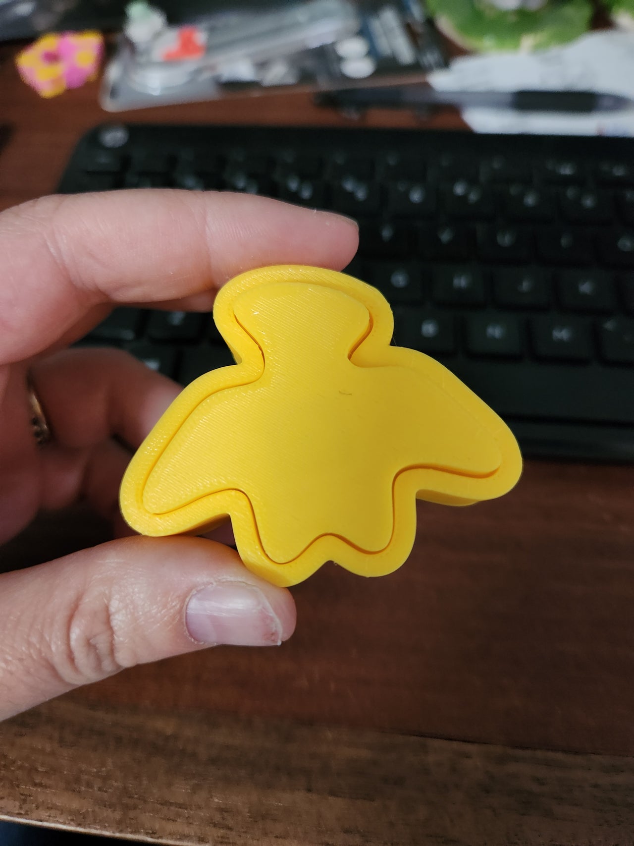 Pterodactyl Clicker Fidget Toy – STL File (Single Color)