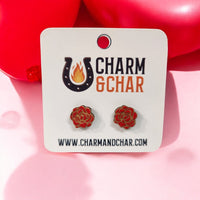 Thumbnail for Rose Bloom Stud Earrings - Stud Earring - Charm and Char