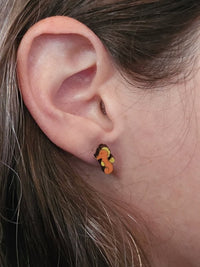 Thumbnail for Seahorse Wood Stud Earrings - Animal Fashion Earring - Stud Earring - Charm and Char