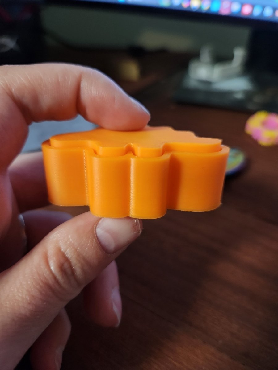 Stegosaurus Clicker Fidget Toy – STL File (Single Color) - 3D Model - Charm and Char