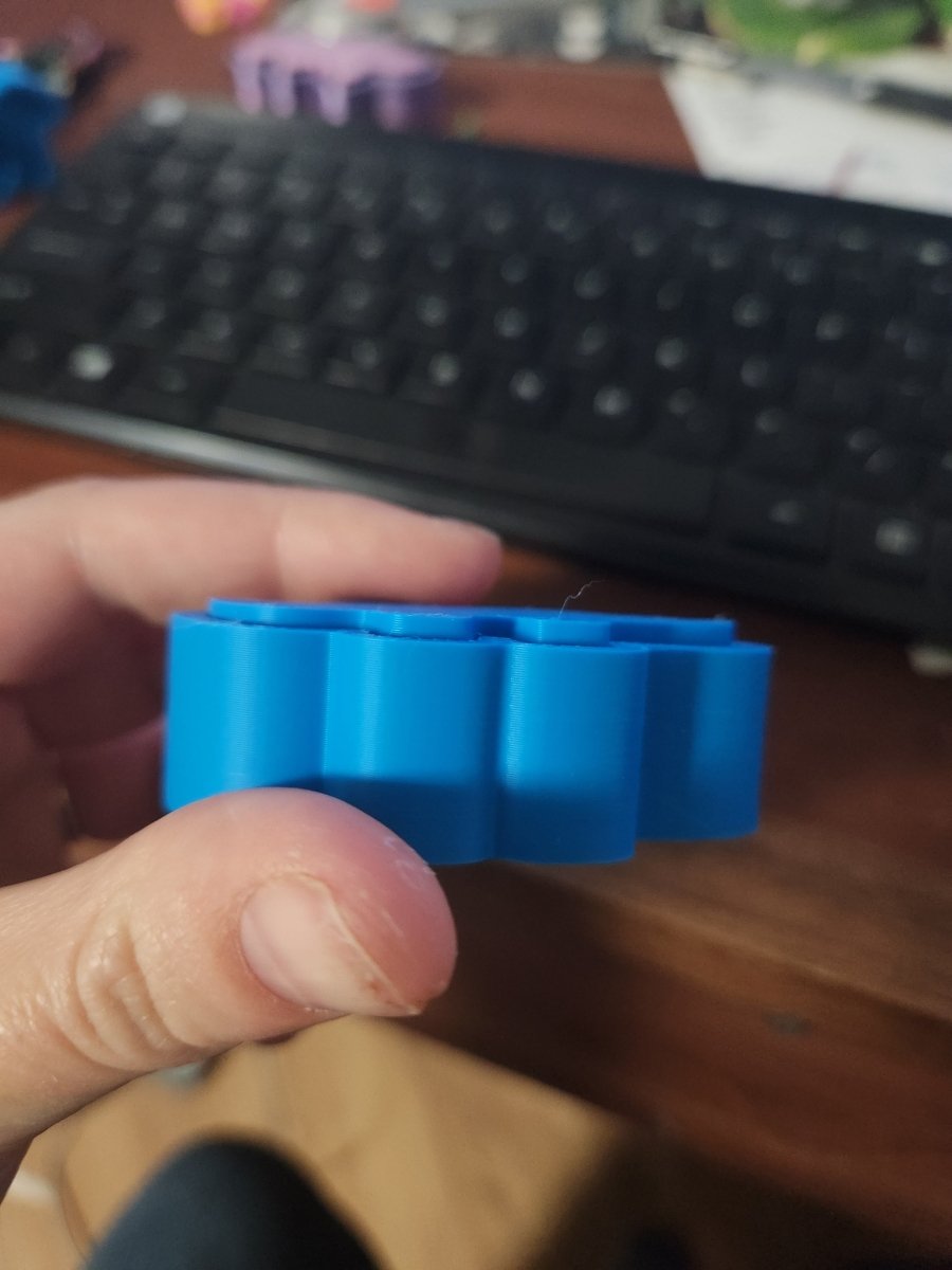 Triceratops Clicker Fidget Toy – STL File (Single Color) - 3D Model - Charm and Char