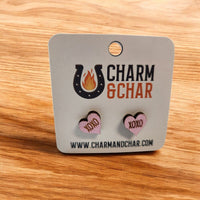 Thumbnail for XOXO Candy Heart Stud Earrings - Stud Earring - Charm and Char