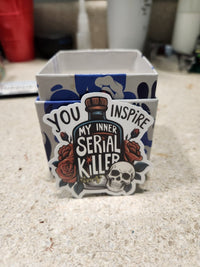 Thumbnail for You Inspire My Inner Serial Killer Sticker - Sticker - Charm and Char